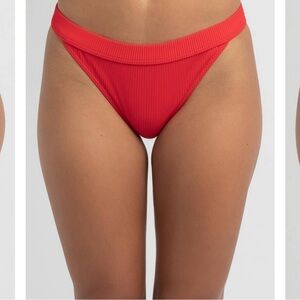 Roxy Poppy Red Bikini Bottom